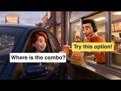 10 Simple English Conversations for Eating Out | Real Life Dialogues A1-A2