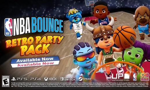 NBA Bounce Retro Party Pack Available Now