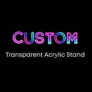 Transparent Acrylic Stand for Custom Neon Sign - Etsy