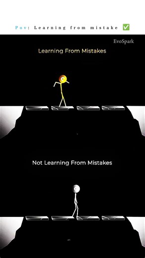 MISTAKES DON’T MAKE YOU A FAILURE.REFUSING TO LEARN FROM THEM DOES.🥶 #motivation #lifesuccess