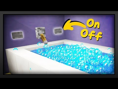 Minecraft - How To Make A Working Bubblebath