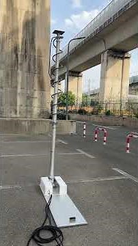 Folding And Up Pneumatic Telescopic Mast System