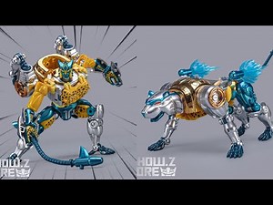New transformers TransArt BWM-03 Metal Leopard Commander Transmetal Cheetor Metallic Version