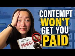Contempt of Court Proceedings in Small Claims Court | Most People Get This Wrong