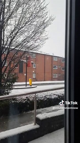 Hyperlapse Coventry today three years ago weather snow.