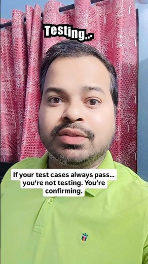 Real bugs don’t live in happy paths.Passing test cases don’t prove quality #manualtester