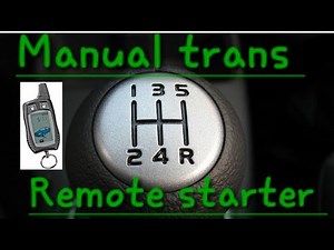 How to install remote starter & alarm for manual transmission Honda civic 8th gen.