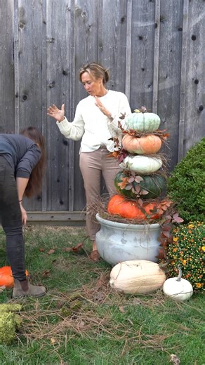 Hungry for Home | Get creative with your fall planters! In this @homeworthy episode, we mix natural and decorative elements to create an elevated pumpkin... | Instagram