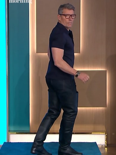 Ben Shephard Takes on the Stylish Walking Boot Trend