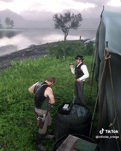 Dutch's Reaction If Arthur Donates $ 10 000 000.00 to the Camp#reddeadredemption2 #reddead #rdr2