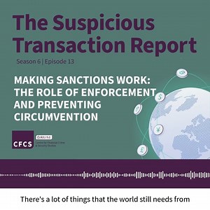 A new episode of the Suspicious Transaction Report Podcast is out! Join host Gonzalo Saiz and special guests as they discuss the differences in the US and EU approaches to sanctions against Russia. Tune in here: https://bit.ly/3IUO0vC | RUSI - Royal United Services Institute for Defence and Security Studies | Facebook