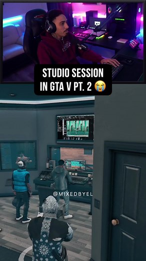 Recording Studio Session with Funny Memes and Producer Gta5 Stories