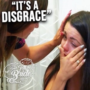 Hannah is shocked to learn the groom altered the dress himself to make it shorter. What was he thinking? 😳 | Don't Tell The Bride