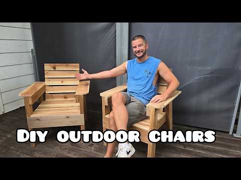 How to build outdoor chairs | DIY outdoor furniture