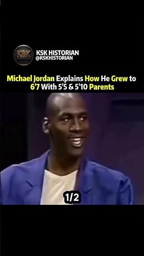 Michael Jordan Explains How He Grew 6’6” Despite 5’10” & 5’5” Parents