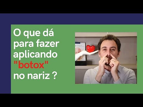 Como funciona aplicação de toxina botulínica no NARIZ ?