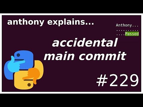 3 ways to fix an accidental git commit to main (beginner - intermediate) anthony explains #229