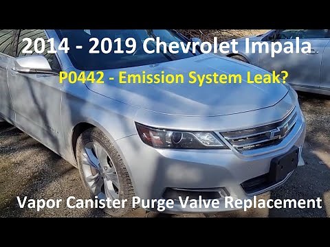 2015 - 2020 Chevrolet Impala Purge Valve Replacement