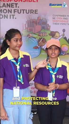 SDG GOAL 12 – Responsible Consumption and Production ♻️ I Sairam Institutions