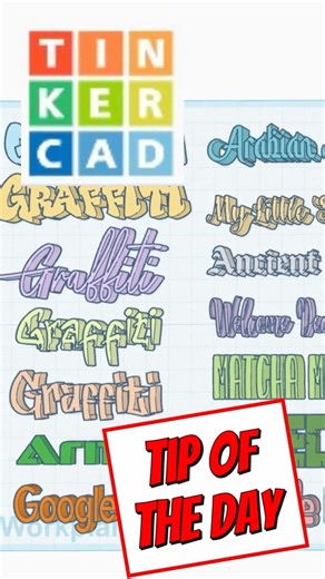 Tinkercad Font Upgrade: Wicked Cool Reusable Text for Beginners