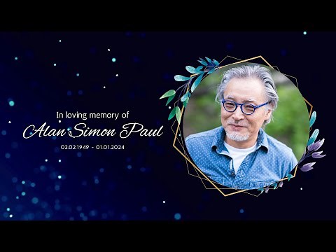 Elegant Funeral Slideshow Canva Template, In Loving Memory Slideshow, Memorial Slideshow Template