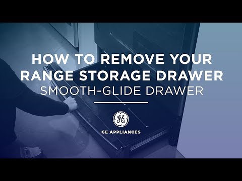Smooth Glide Oven Storage Drawer Removal and Installation