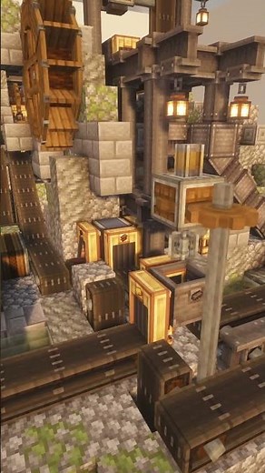 Satisfying Create Mod Netherite Farm #minecraft #createmod #minecraftcreatemod #lofi