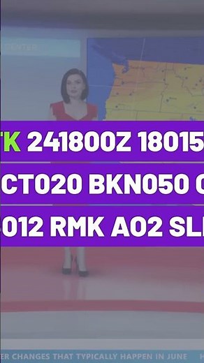 Read weather reports in aviation LIKE A PRO. PART 1 #WeatherReports