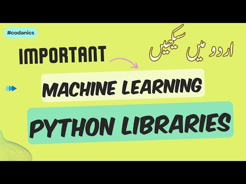 Important Python libraries for Machine Learning