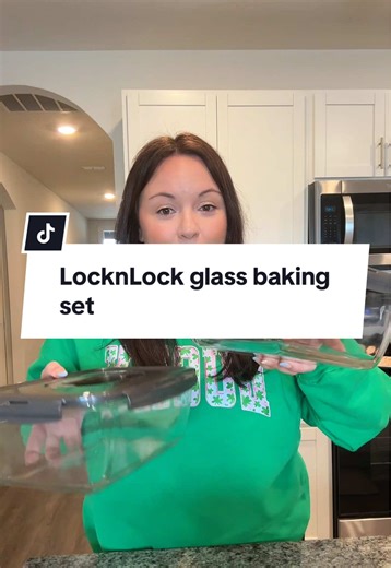 Lock & Lock glass food storage set with lids 🔥 Deep baking dishes, airtight locking seal, grab-and-go handle — perfect for meal prep, potlucks & leftovers. QVC limited stock! #locknlock #glassbakingdish #glassfoodcontainer #foodstorage #tiktokshopcreatorpicks