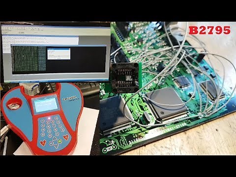 Toyota Yaris not starting. ECU replaced and security light flashing B2795. Fault finding and repair.