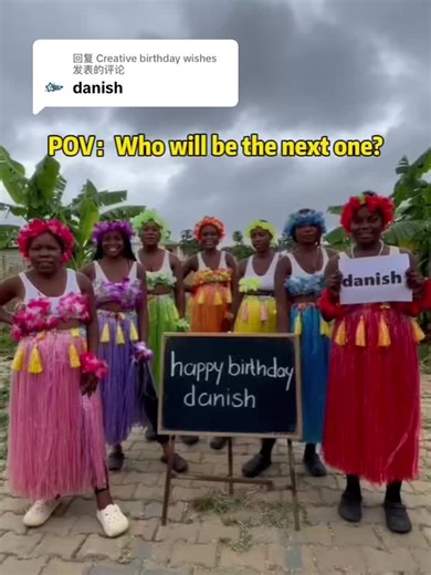 回复 @Creative birthday wishes African Birthday blessing African Birthday Dance African greetings African funny birthday wishes\t #blessing #gift #wishes#africa #birthday