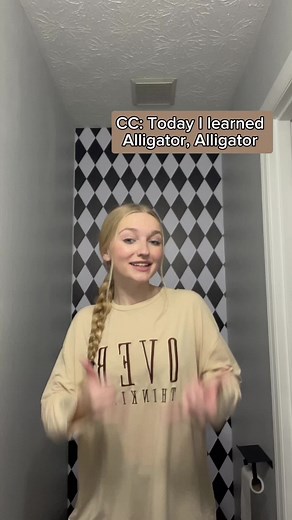 Learn to Sign 'Alligator' in ASL with this Video!