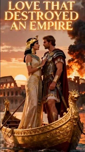 The love that changed history: The story of Cleopatra and Marc Antony. #history #facts