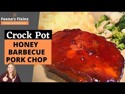 Crock Pot Honey Barbecue Pork Chops
