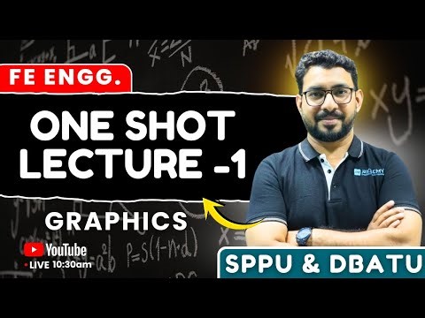 Engineering Graphics One Shot Lecture 1 | FE Engineering | SPPU & DBATU | AJIT SIR