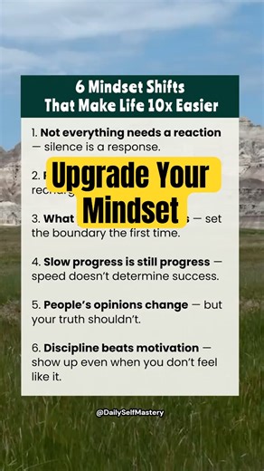 Mindset Shifts That Make Life Easier