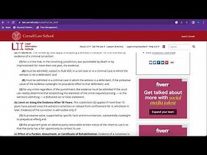 What is Federal Rules of Evidence Rule 609(b)?