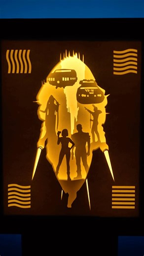 The Fifth Element DIY Papercraft Lightbox 💡 #thefifthelement #5thelement #lucbesson