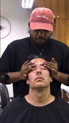 Magic Hands of Barber Sushant! Ultimate Head Massage Experience at ‪@NomadBarberindia‬