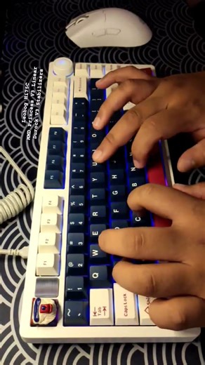 Leobog Hi75C with MMD Princess V3 Linear Switches #mechanicalkeyboard