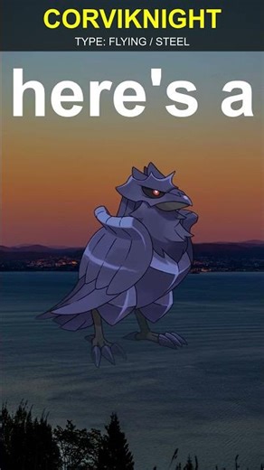 Soar High with Corviknight! 🦅✨ #corviknight #pokemon #pokemongo #anime #pokedex #tcg