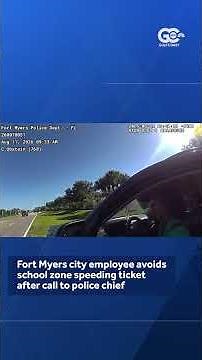 Bodycam footage shows Fort Myers city employee avoid speeding ticket after police chief call
