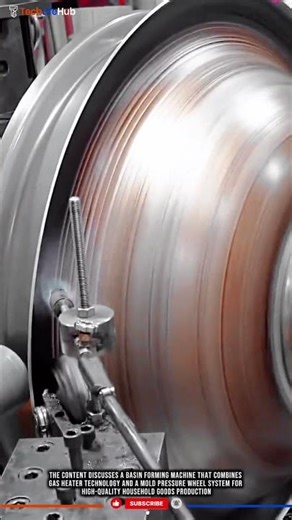 Innovation Basin Forming: Gas Heater Efficiency, Mold Pressing, Smooth Finish #tech