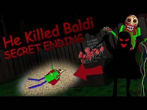 Who killed Baldi?! 😈 | Baldi's Basics Trap Out Of Control (SECRET ENDING)