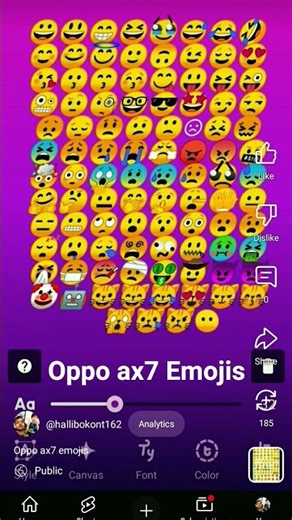 Oppo ax7 Emojis