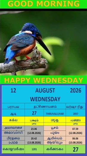 12 08 2026 WEDNESDAY
