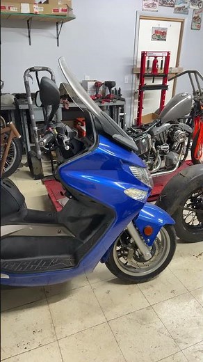 Kymco xciting 500 Project #scooter #project #motorcycle #repair #barnfinders #work #kymco