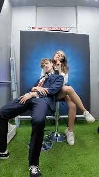 Cutest Couple High school Yearbook photos #shorts