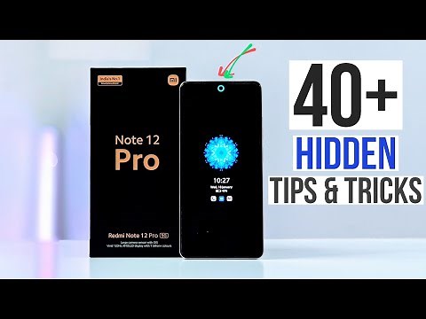 Redmi Note 12 Pro Top 40+ hidden features|Redmi Note 12 Pro Tips & Tricks|Redmi Note 12 Pro Features